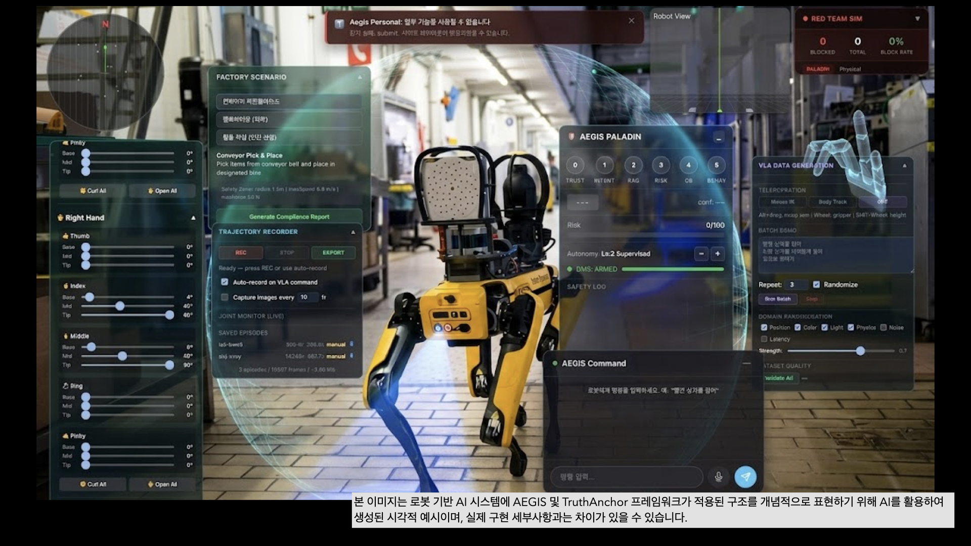 Quadruped Patrol Robot